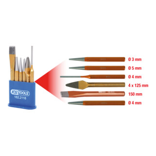 KS Tools Set di utensili combinati, 6pz. in supporto di plastica
