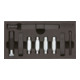 KS Tools Set di utensili di perforazione a morsetto, 11pz.-2