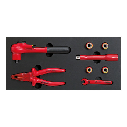 KS Tools Set di utensili isolati per veicoli elettrici PSA, 8pz.