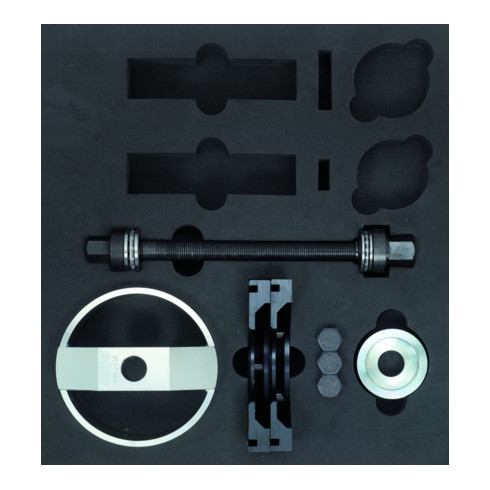 KS Tools Set di utensili per mozzi ruota compatti, 9pz.