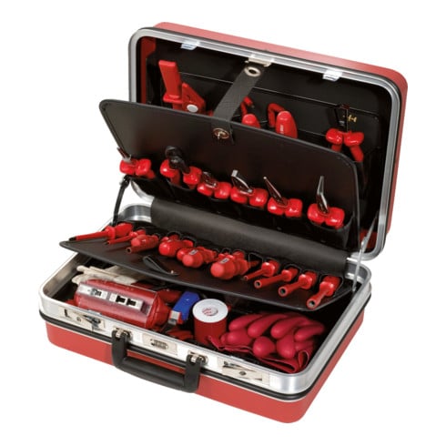 KS Tools Set di utensili professionali per elettricisti, 30pz.