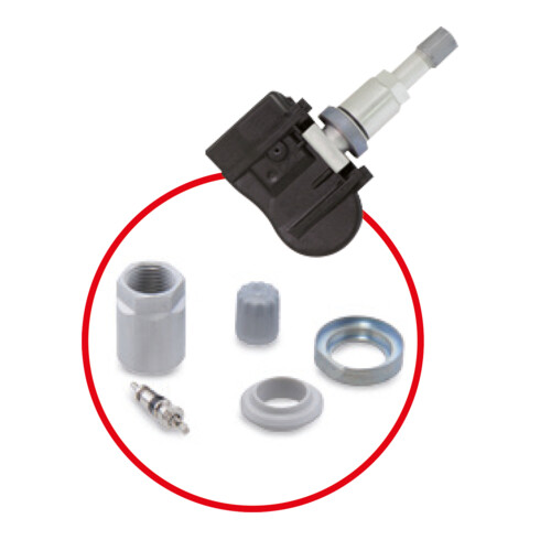 KS Tools Set di utensili RDKS/TPMS per sensori di sistemi controllo pressione dei pneumatici, 13pz.