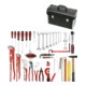 KS Tools Set di utensili sanitari di base, in custodia di pelle, 34pz.-1