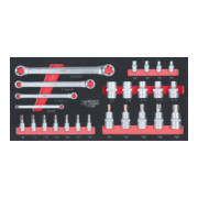 KS Tools Set di utensili SCS a profilo TX-E, 25pz. in modulo 1/3-1