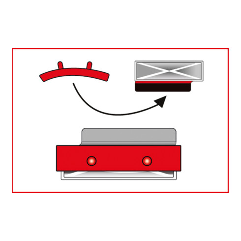 KS Tools Set di utensili speciali per cinghie elastiche e cinghie a V, 11pz.