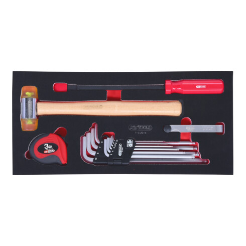 KS Tools Set di utensili universali 14pz. in modulo 1/3