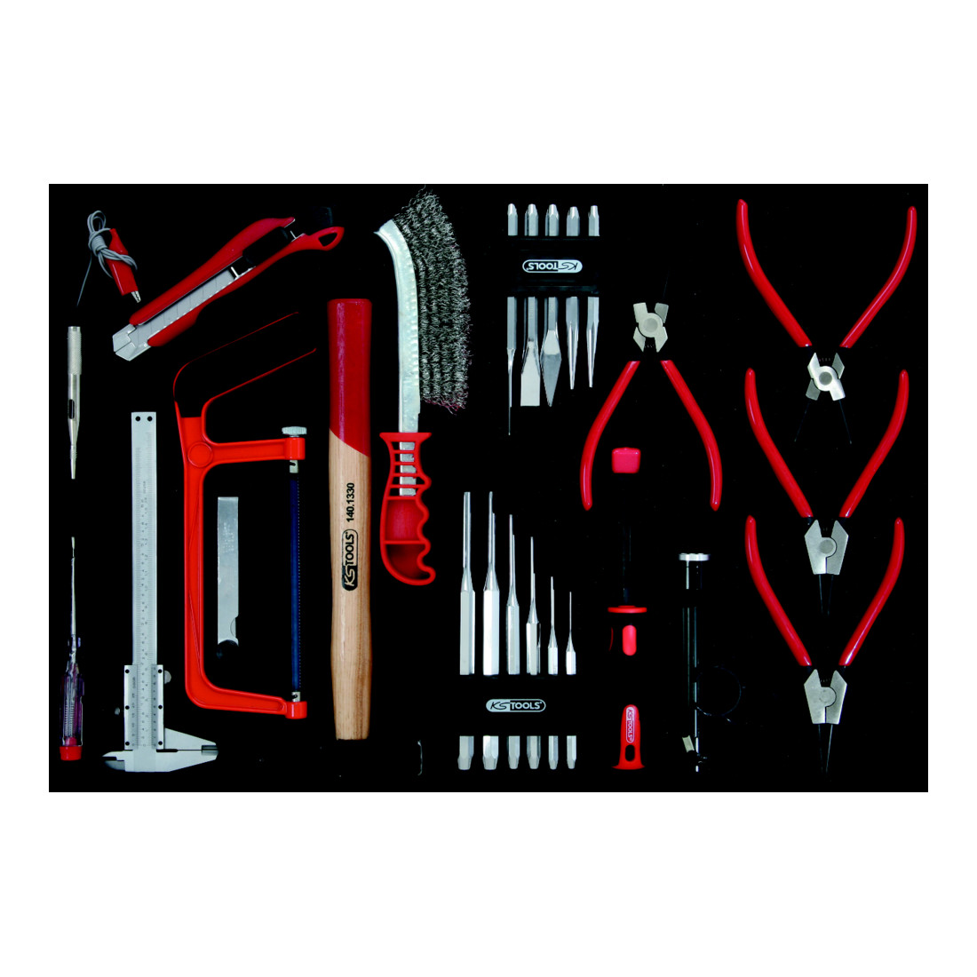 KS Tools Set di utensili universali 17pz. in modulo 1/1