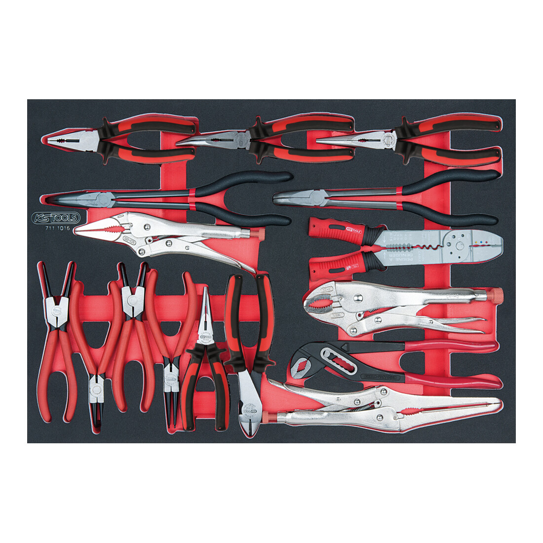KS Tools Set di utensili universali SCS, 16 pz in modulo 1/1