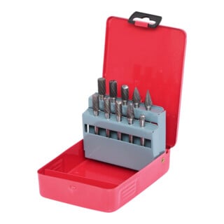 KS Tools Set frese HM, in valigetta metallo, 10pz.