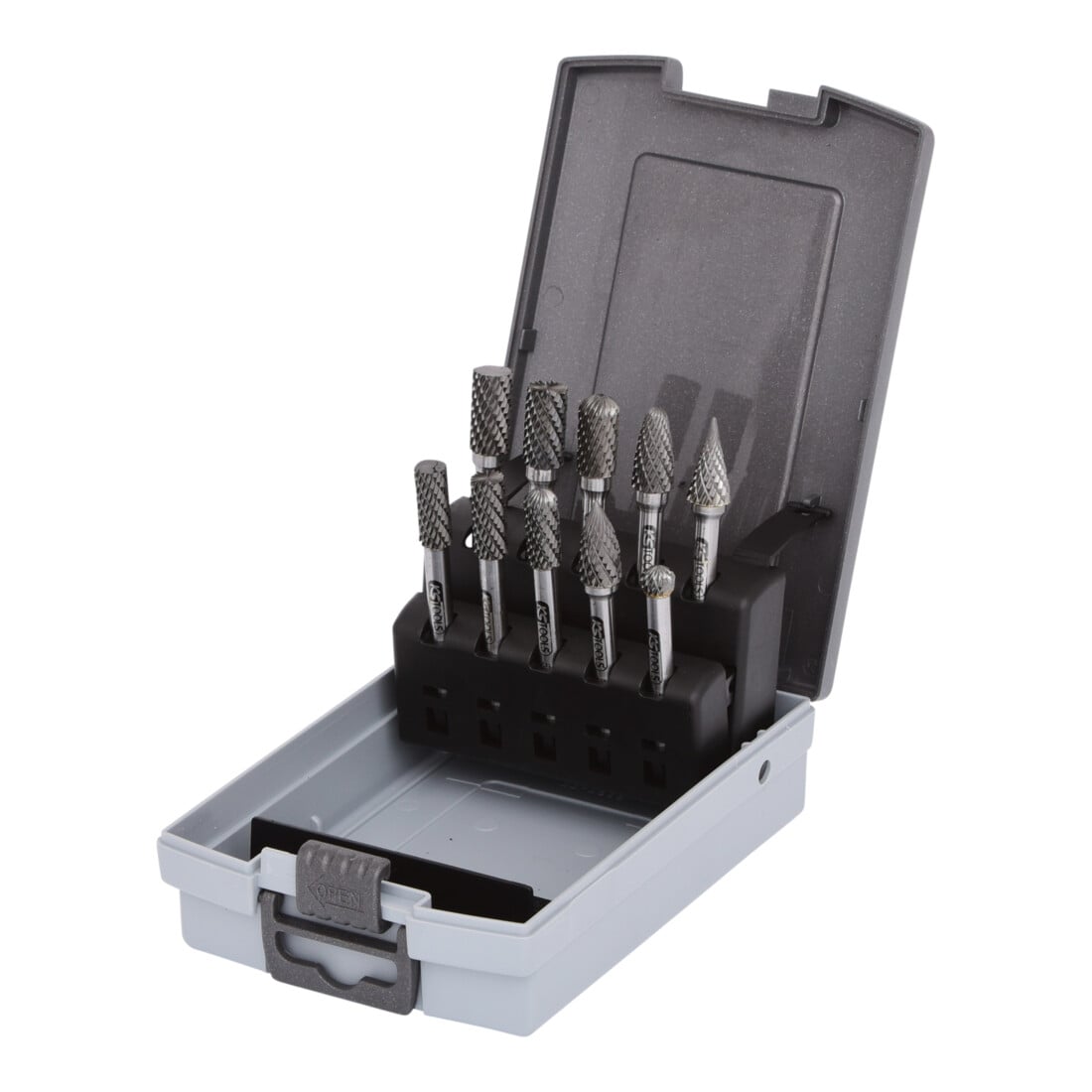 KS Tools Set frese HM, in valigetta plastica, 10pz.