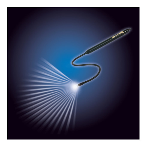 KS Tools Set lampade di ispezione flessibili, 4pz.