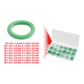 KS Tools Set O-ring, HNBR, Øinterno 3-22mm, 225pz.