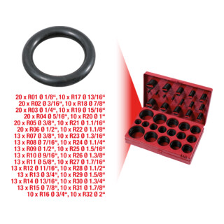 KS Tools Set O-ring, SAE, 407pz.