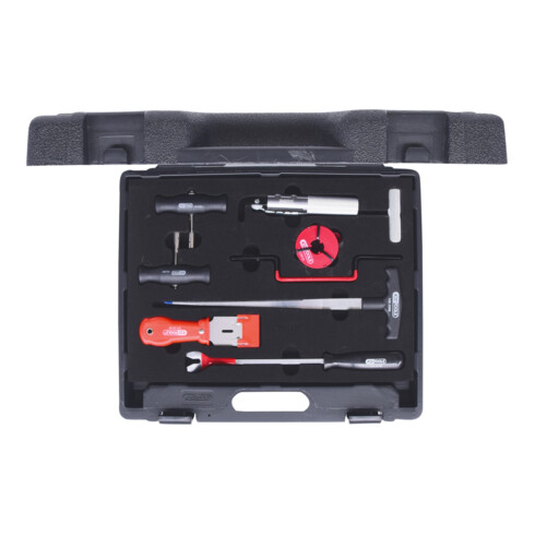 KS Tools Set per lo smontaggio del parabrezza, 8pz.