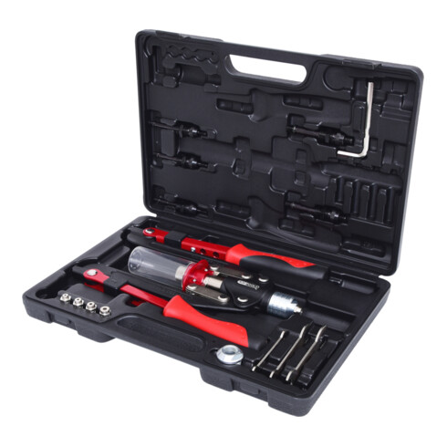 KS Tools Set per rivettatrice universale, 11 pz