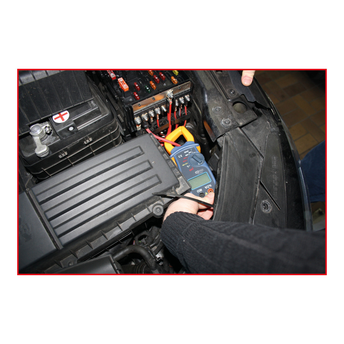 KS Tools Set pinze digitali per amperometro 600A, 3pz.