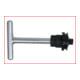 KS Tools Set profili speciali 1/4"+3/8" per tappi di scarico olio in plastica, 5pz.-5