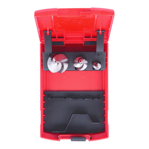 KS Tools Set punte trapano a 5 gradini HSS Co, valigetta in plastica, 3pz.