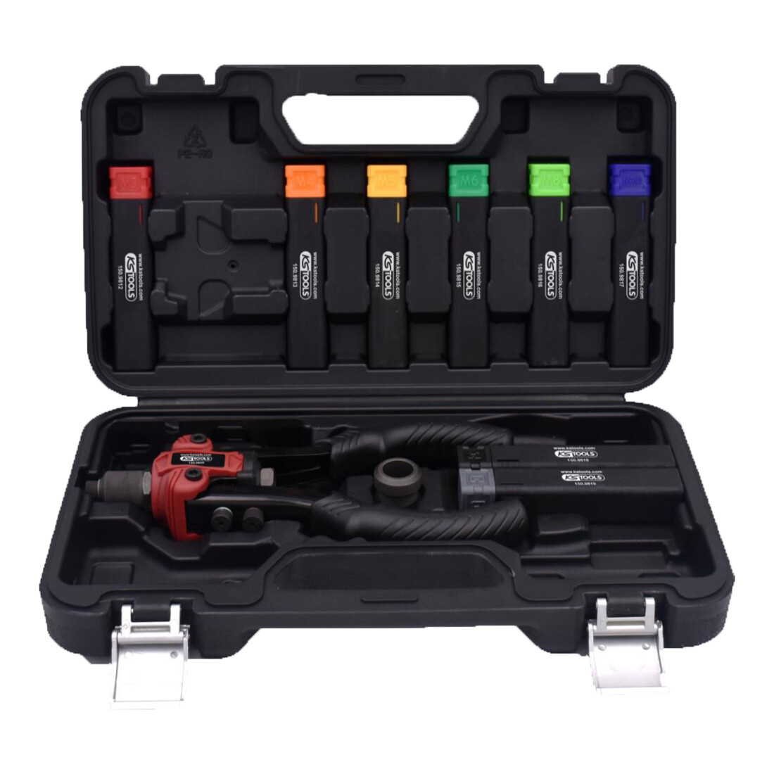 KS Tools Set rivettatrice 3in1 15pz.