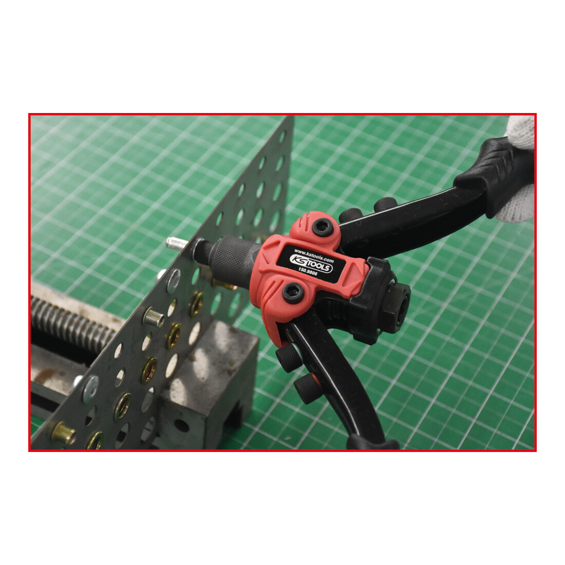 KS Tools Set rivettatrice 3in1 15pz.