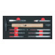 KS Tools Set scalpelli e martelli SCS, 9pz. in modulo 1/3-1
