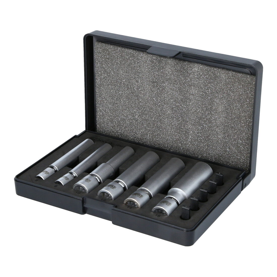 KS Tools set spécial bougie de préchauffage et douille de bougie d'allumage avec joint 1/4 pouce + 3/8 pouce, 11 pcs
