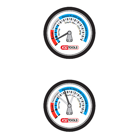 KS Tools Set tester per pompe acqua, 8pz.