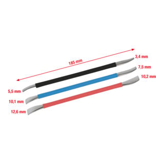 KS Tools Set utensili  a leva di precisione, 3pz.