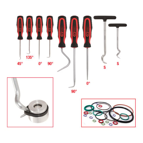 KS Tools Set utensili Master per ganci, 9pz.