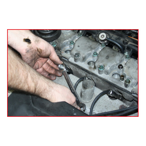 KS Tools Set utensili per filettare candele e candelette, 7pz.