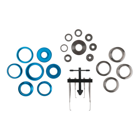 KS Tools Set utensili per montaggio anelli di tenuta e paraolio, 24pz.