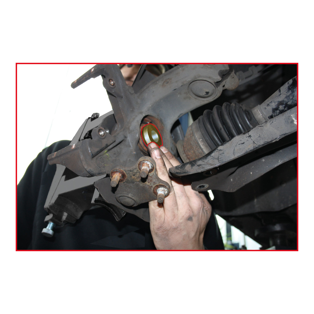 KS Tools Set utensili universali per montaggio e smontaggio cuscinetti ruota compatti e svuotamento di alberi motore, 20pz.