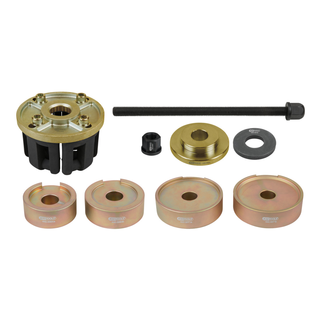 KS Tools set voor compacte wiellager montage VAG, 17-delig