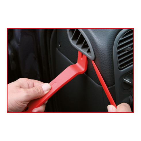 KS Tools set voor ontgrendeling interieurbekleding, 6 stuks