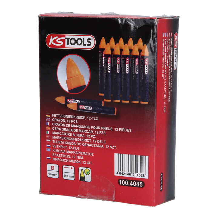 KS Tools Signierkreide, gelb,12er Pack