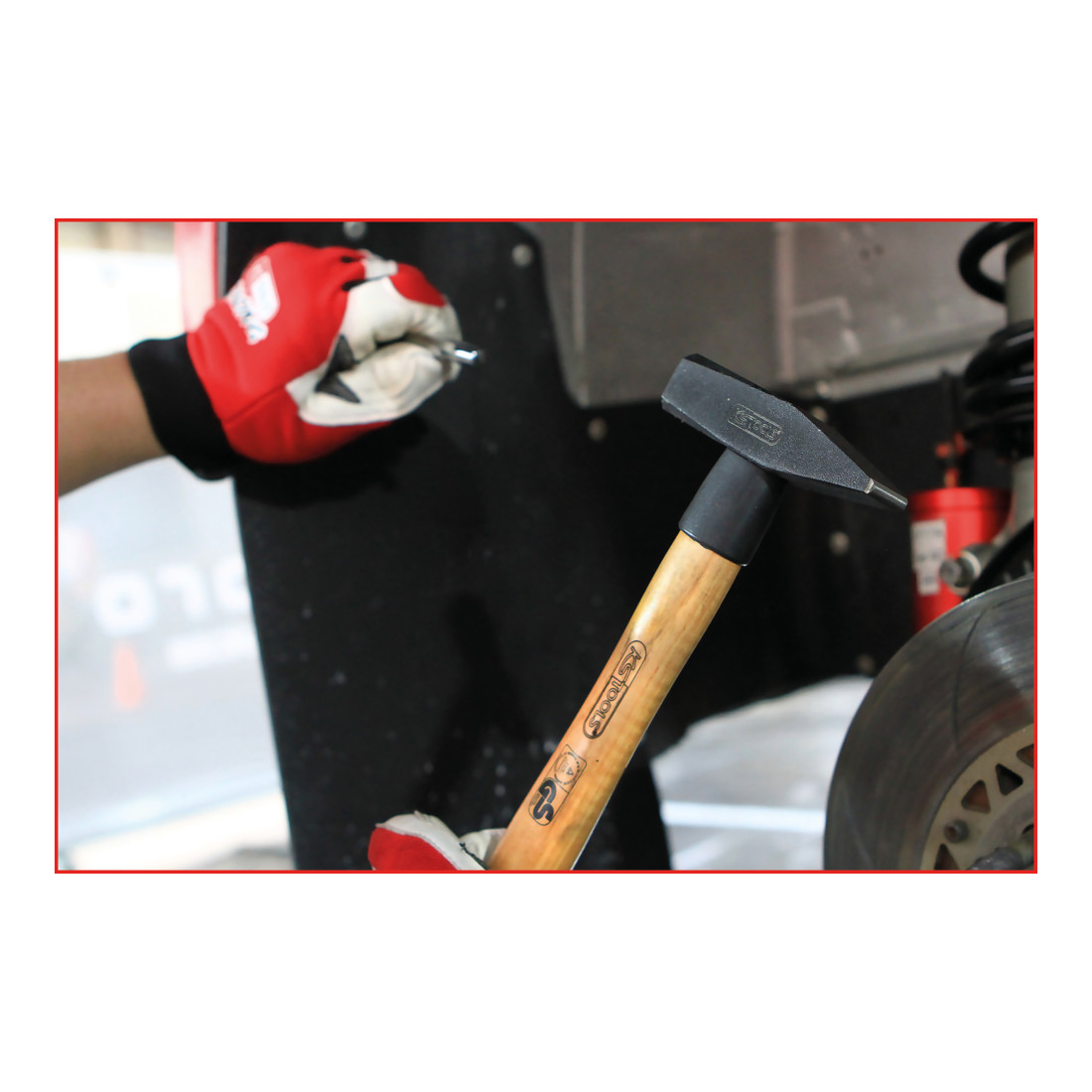 KS Tools slaghamer met hickory steel, 2000g