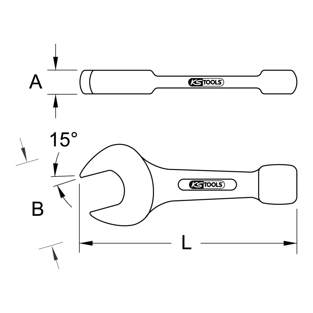 KS Tools slagmoersleutel