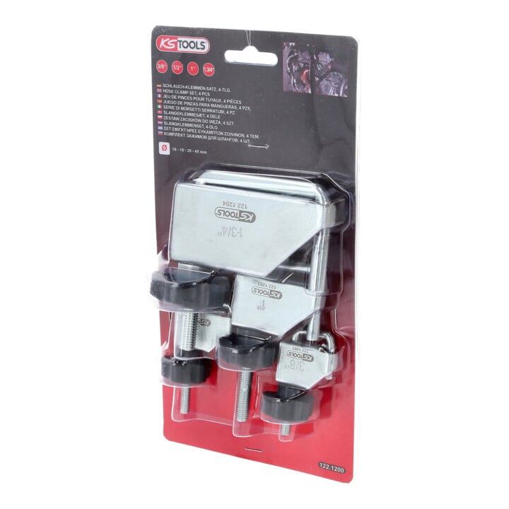 KS Tools Slangklemmen set, 4 stuks.