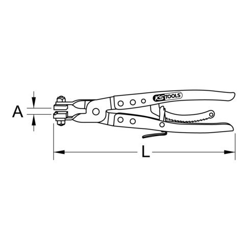 KS Tools slangklemtang type MU2