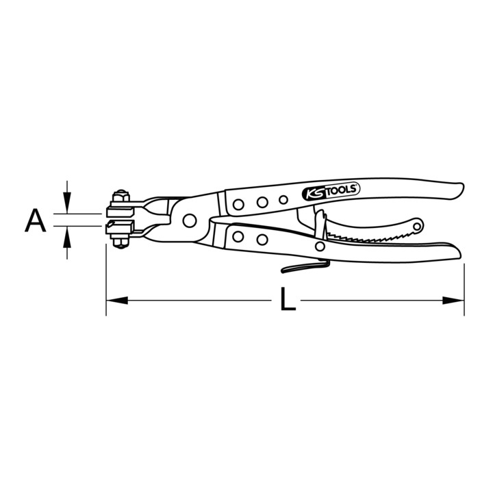 KS Tools slangklemtang type MU2
