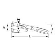 KS Tools slangklemtang voor aandraaimoment, 270mm-5