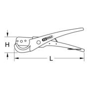 KS Tools slangsnijder Ø 0-37mm, 210mm-4