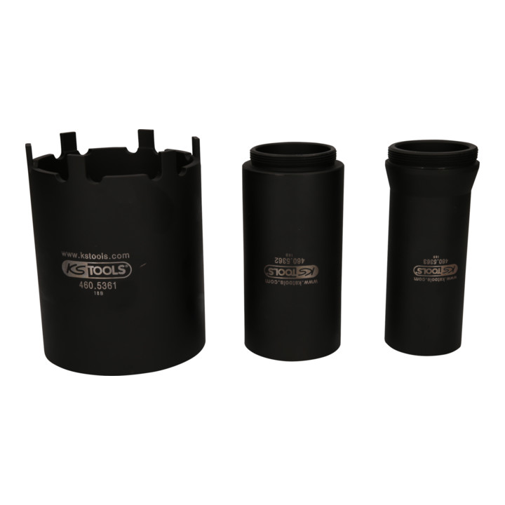 KS Tools sleufmoersleutelset met 2 geleidebuizen voor MAN, Ø 102 mm , 3 dlg.