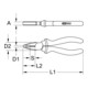 KS Tools SlimPOWER combinatietang, 180 mm