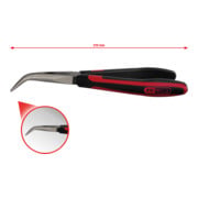 KS Tools SlimPOWER Flachrundzange, gebogen, 210 mm-2
