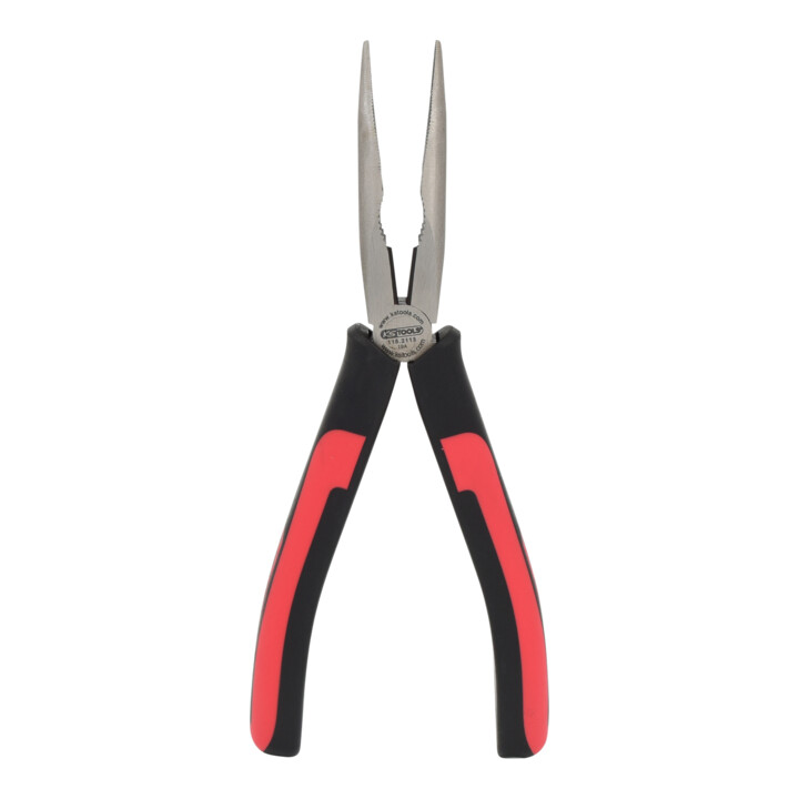 KS Tools SlimPOWER Flachrundzange, gebogen, 210 mm