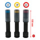 KS Tools SlimPOWER lichtmetalen randdopsleutelset, extra lang, 3-delig, 1/2", 17, 19, 21mm