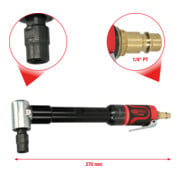 KS Tools SlimPOWER Mini-Druckluft-Winkelstabschleifer, 18.000 U/min-2