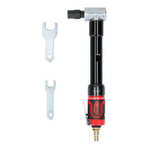 KS Tools SlimPOWER Mini-Druckluft-Winkelstabschleifer, 18.000 U/min