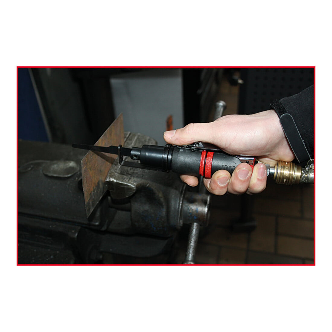 KS Tools SlimPOWER mini luchtdruk carrosserie decoupeerzaag 170mm